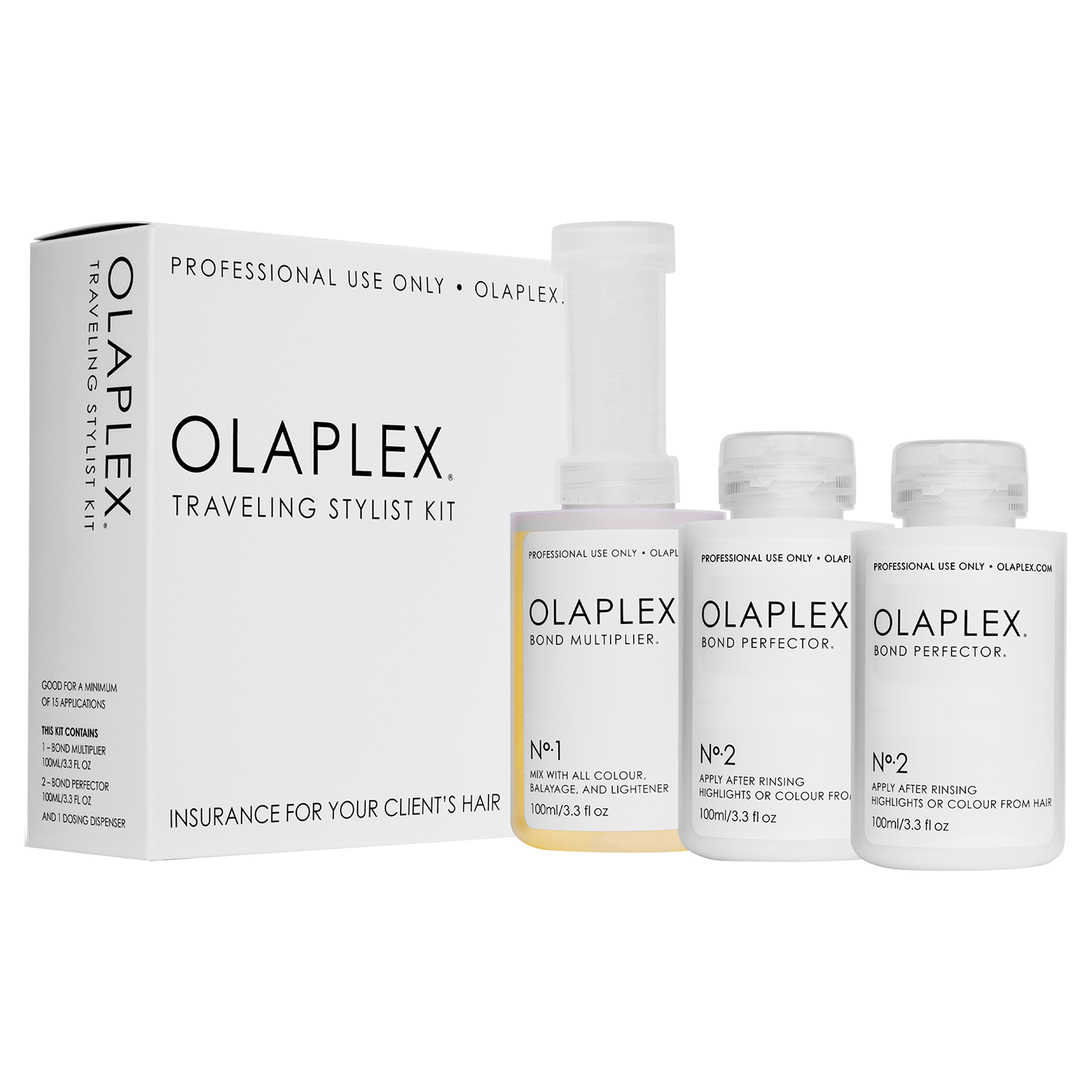 Olaplex Traveling Stylist Kit for All Hair Types kit (3N1) 100ML X3
