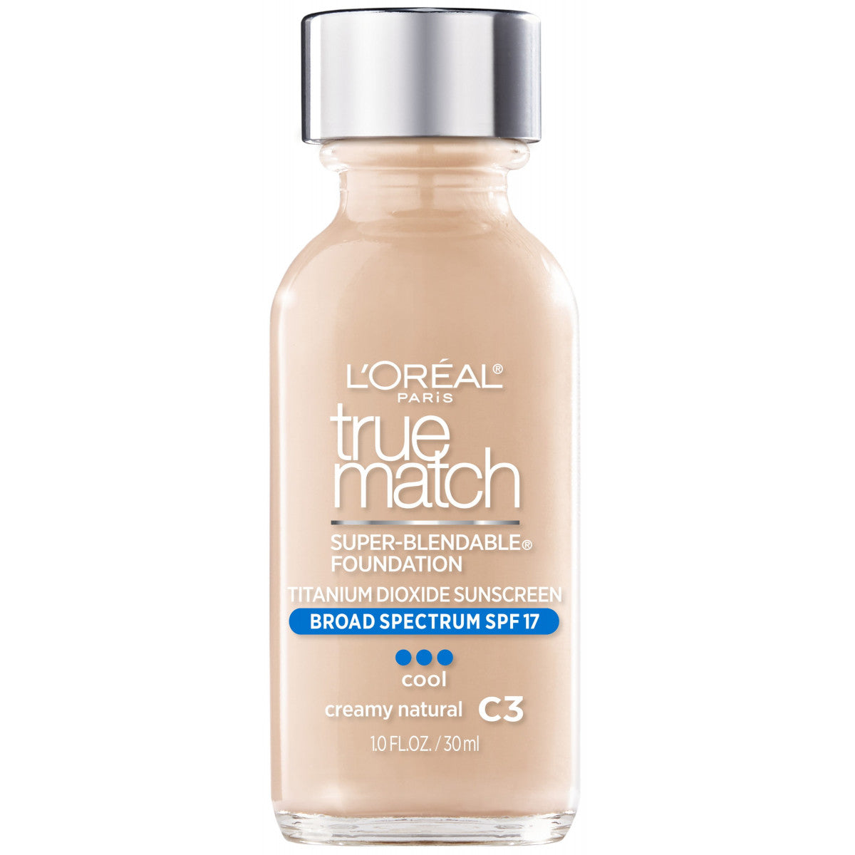 Loreal Paris, Base True Match, (C3) Creamy Natural 30ML