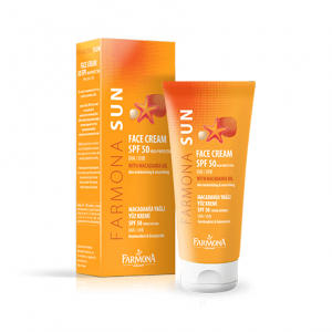 Farmona Sun Protection Face Cream Spf 50 Uva/Uvb With Macadamia Oil 50 Ml