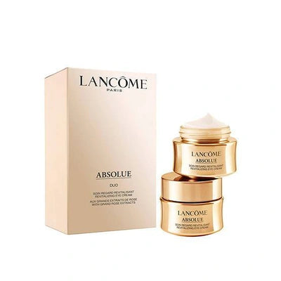 Lancome Absolue Revitalizing Eye Cream Duo 20Mlx2 In Beige
