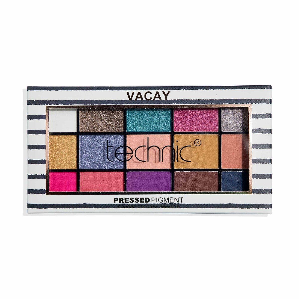 Technic Cosmetics - Pressed Pigment Eyeshadow Palette - Vacay