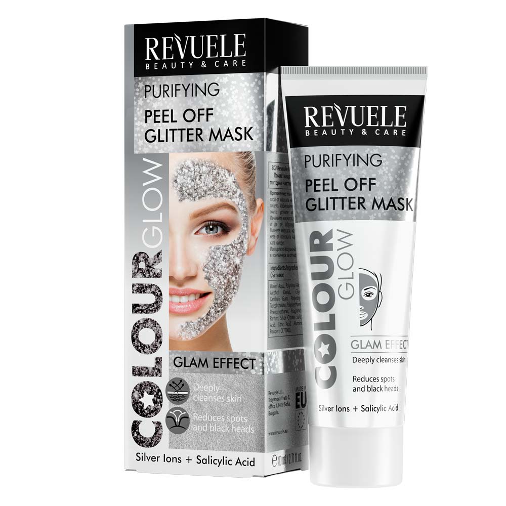 Revuele Peel Off Glitter Mask Gray 80Ml