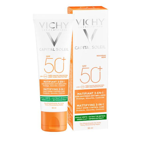 Vichy Capital Soleil Mattifying Protector 3 in 1 Spf50+ 50ml - Image 2
