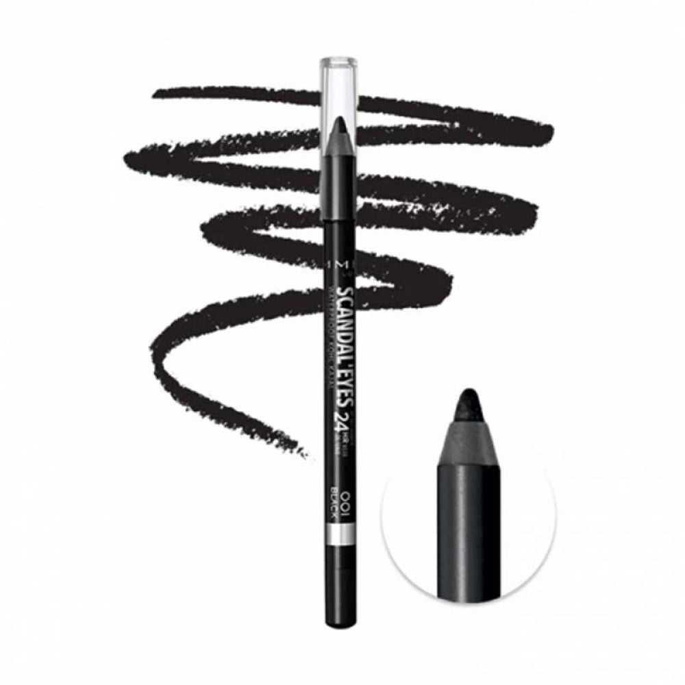 Rimmel Scandaleyes Waterproof Kohl Kajal Liner Ð 001 Ð Black, 1.3g - Image 3