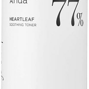 Anua Heartleaf 77% Soothing Toner I pH 5.5 Trouble Care, Calming Skin, Refreshing, Hydrating, Purifying, Cruelty Free, Vegan,(250ml / 8.45 fl.oz.)