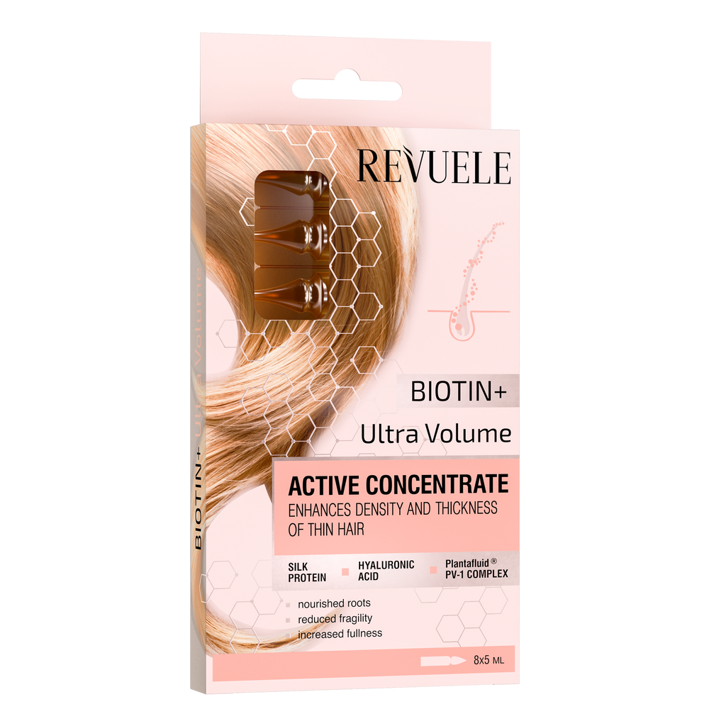 Revuele Ampoules Active hair Concentrate (Biotin and Ultra Volume 8x5ml) - Image 3
