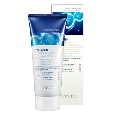 Farmstay Collagen Deep Cleansing Foam 180Ml - Image 2