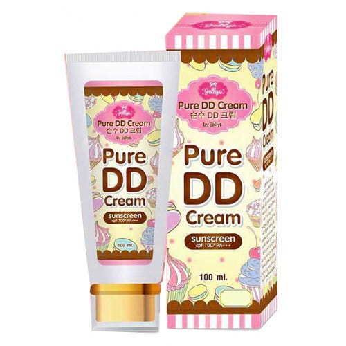 Jellys Pure DD Cream Sunscreen SPF 100 / PA+++ - Daytime Cream for Smooth and Even Skin- 100 ml