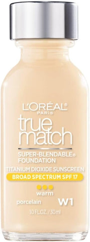 Loreal True Match Super Blendable Makeup W1 Porcelain 30ML - Image 2