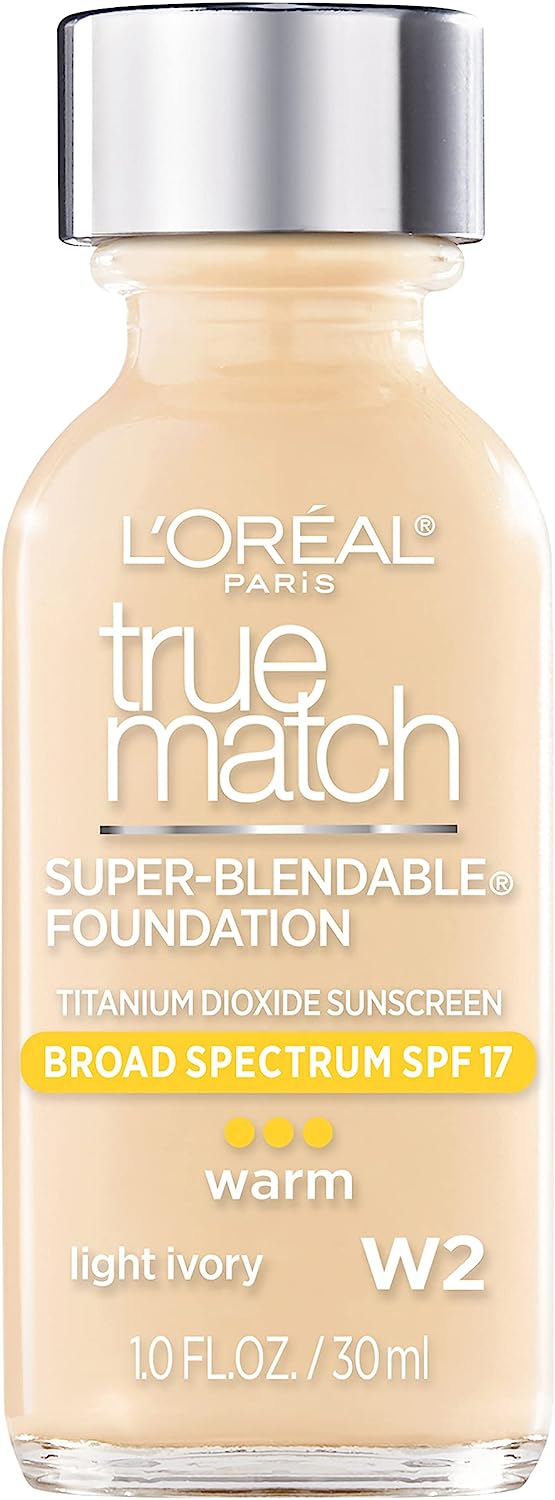 Loreal Foundation 30 ml True Match W2 Light Ivory 30Ml