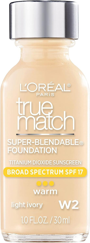 Loreal Foundation 30 ml True Match W2 Light Ivory 30Ml - Image 3