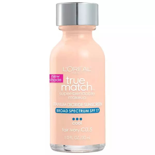 Loreal Foundation 30ml True Match C0.5 Fair Ivory 30Ml