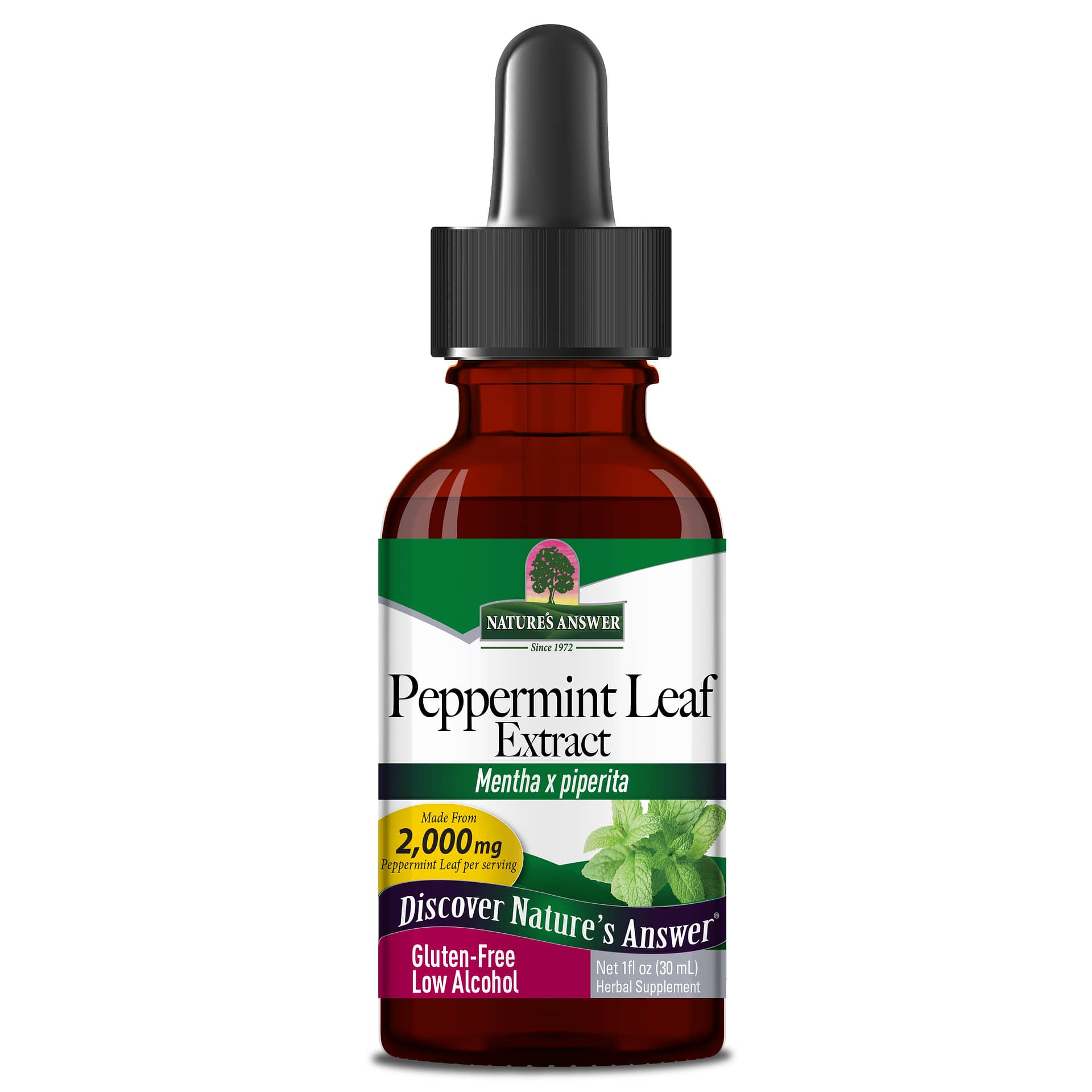 Nature's Answer - Peppermint Leaf Alcohol Free 1000MG 30ML