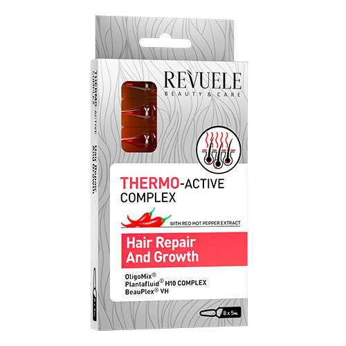 Revuele Hair Repair Hot Pepper Serum Ampoules 8X5Ml